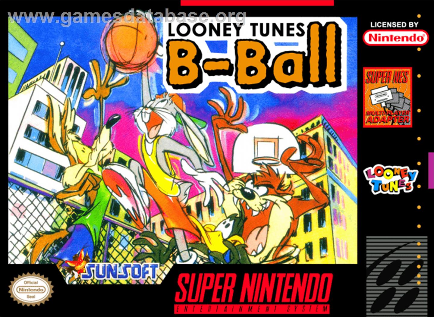Looney Tunes B-Ball - Nintendo SNES - Artwork - Box