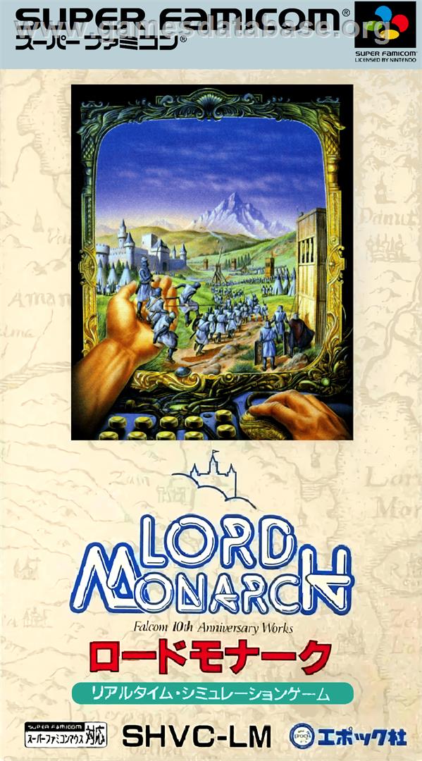 Lord Monarch - Nintendo SNES - Artwork - Box