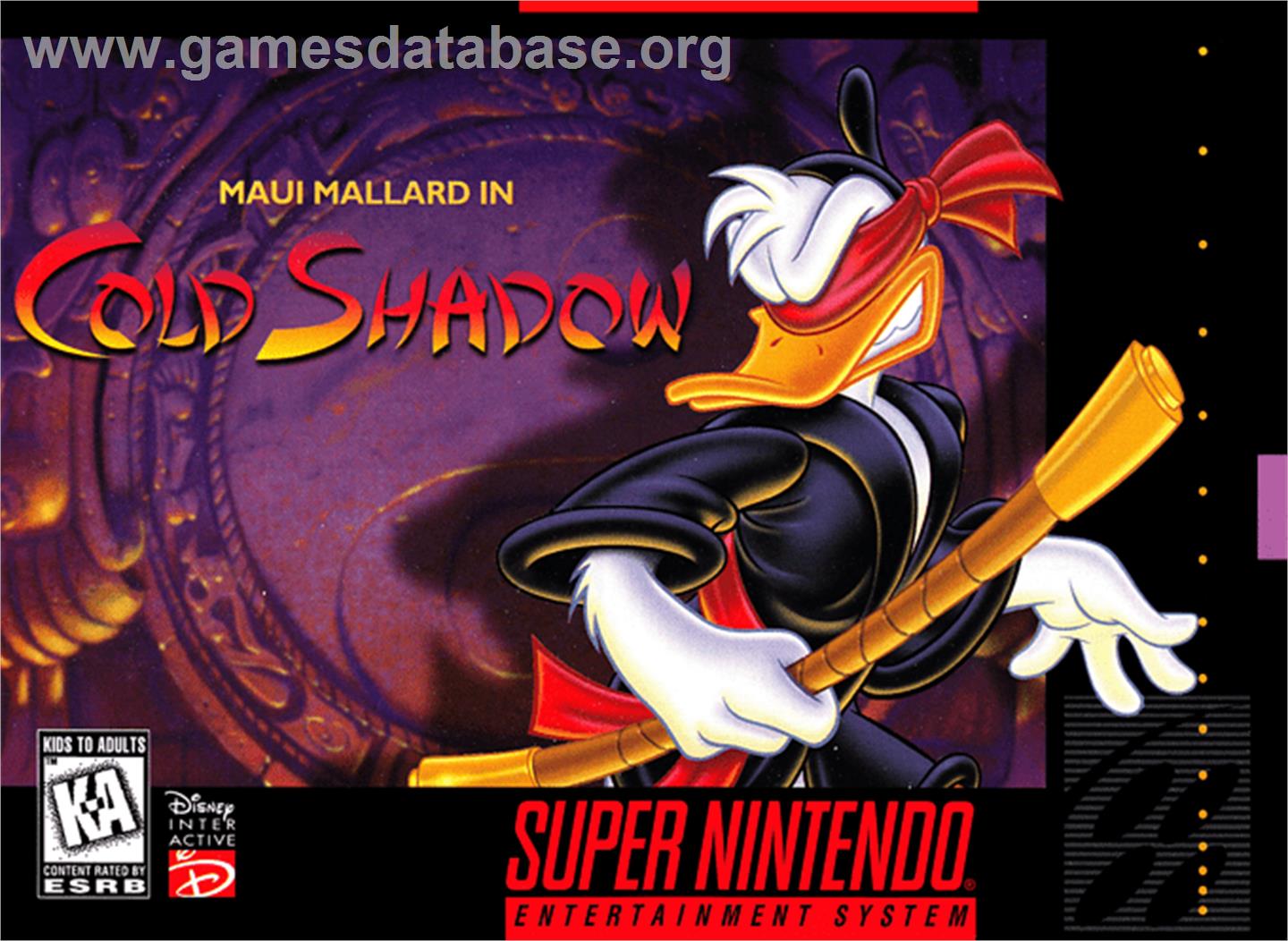 Maui Mallard in Cold Shadow - Nintendo SNES - Artwork - Box