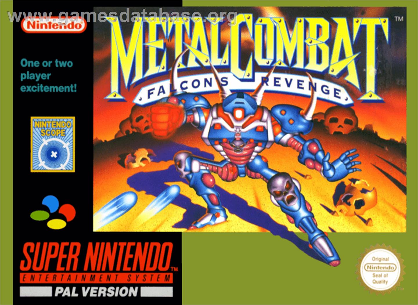 Metal Combat: Falcon's Revenge - Nintendo SNES - Artwork - Box