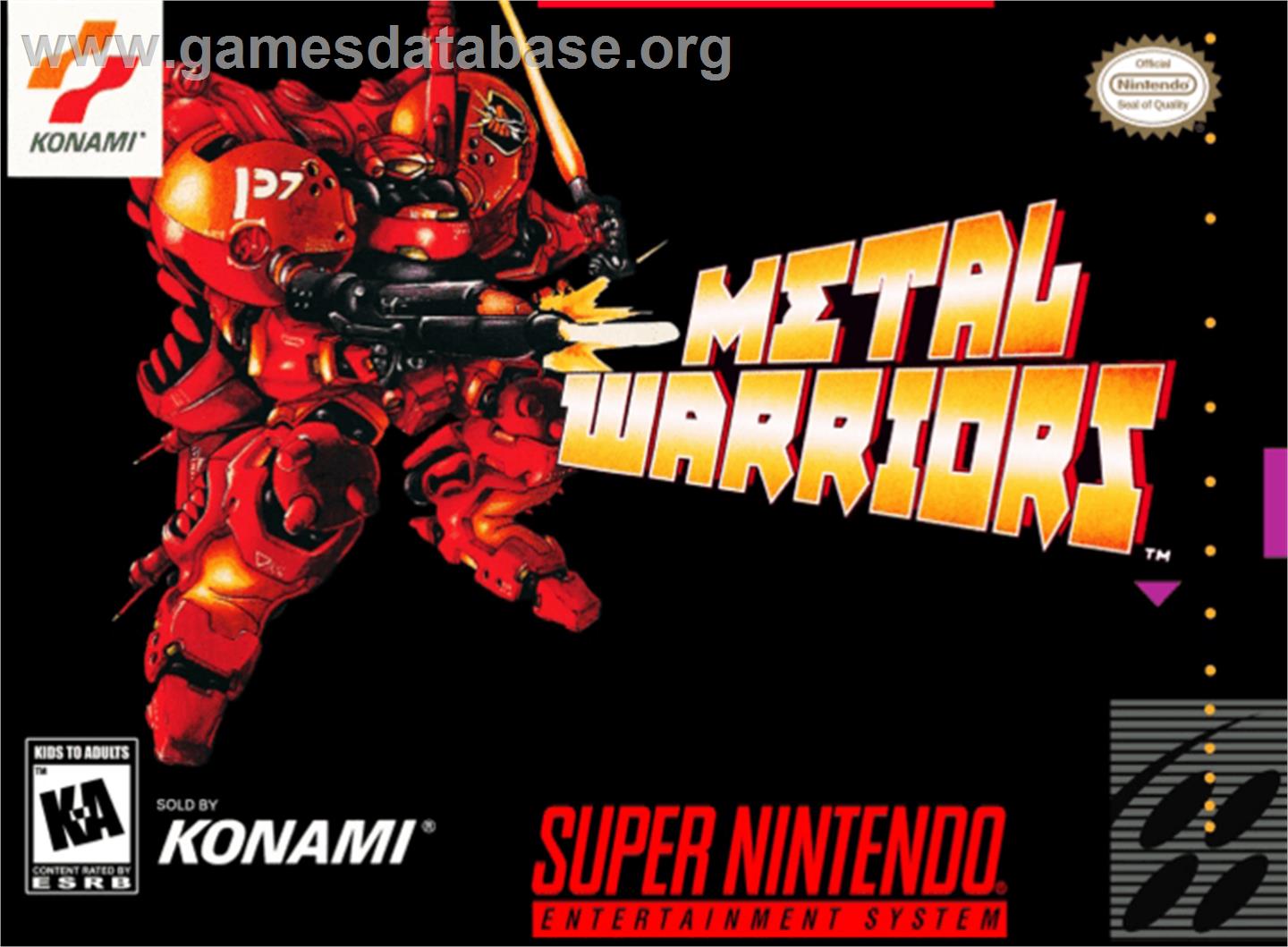 Metal Warriors - Nintendo SNES - Artwork - Box