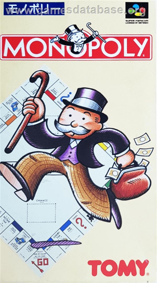Monopoly - Nintendo SNES - Artwork - Box