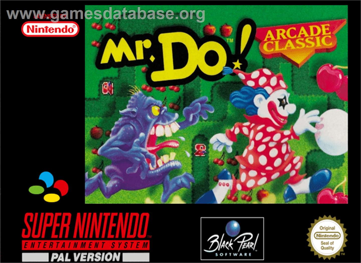 Mr. Do! - Nintendo SNES - Artwork - Box
