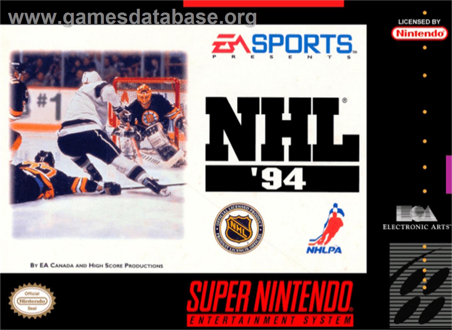 NHL '94 - Nintendo SNES - Artwork - Box