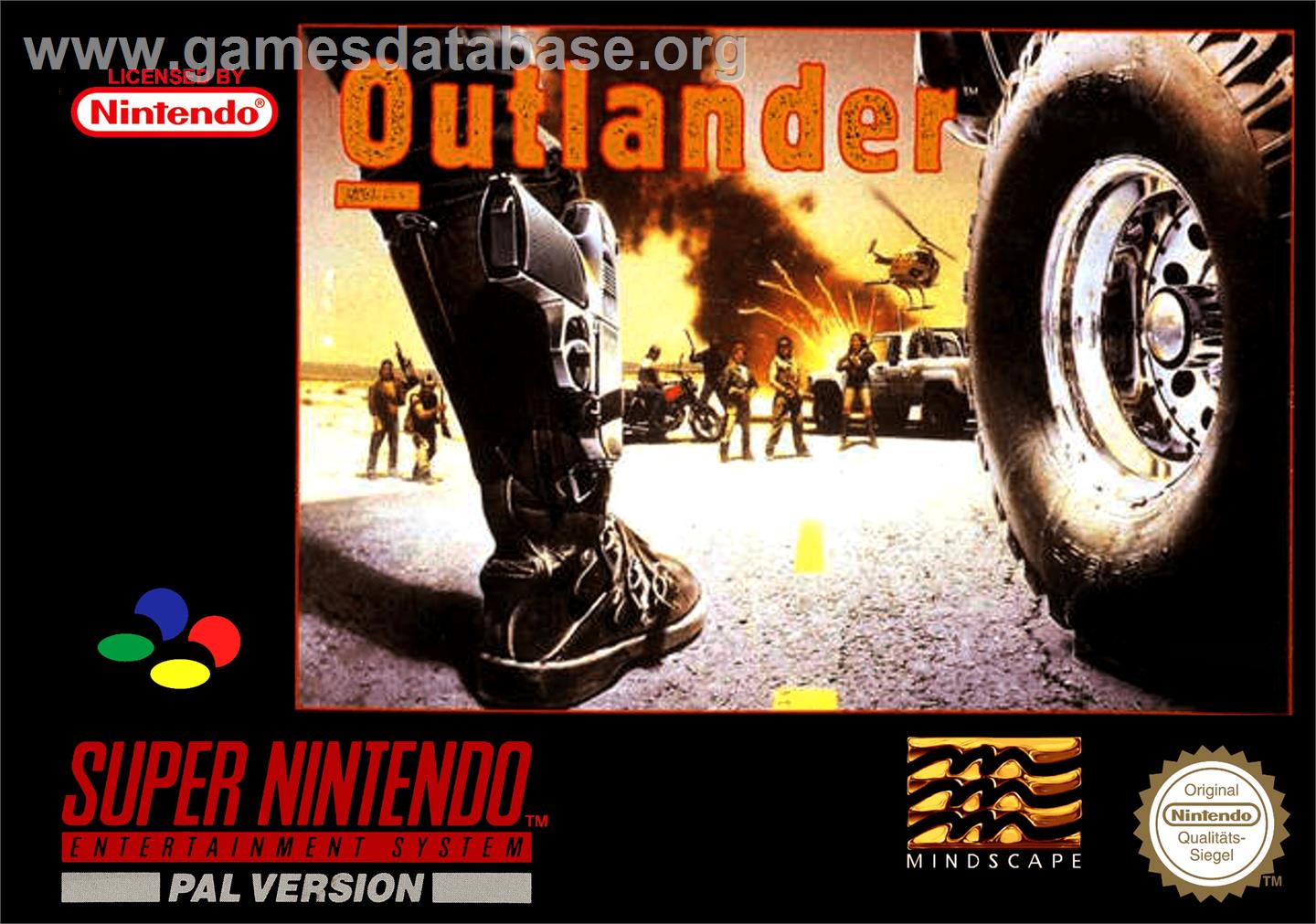 Outlander - Nintendo SNES - Artwork - Box