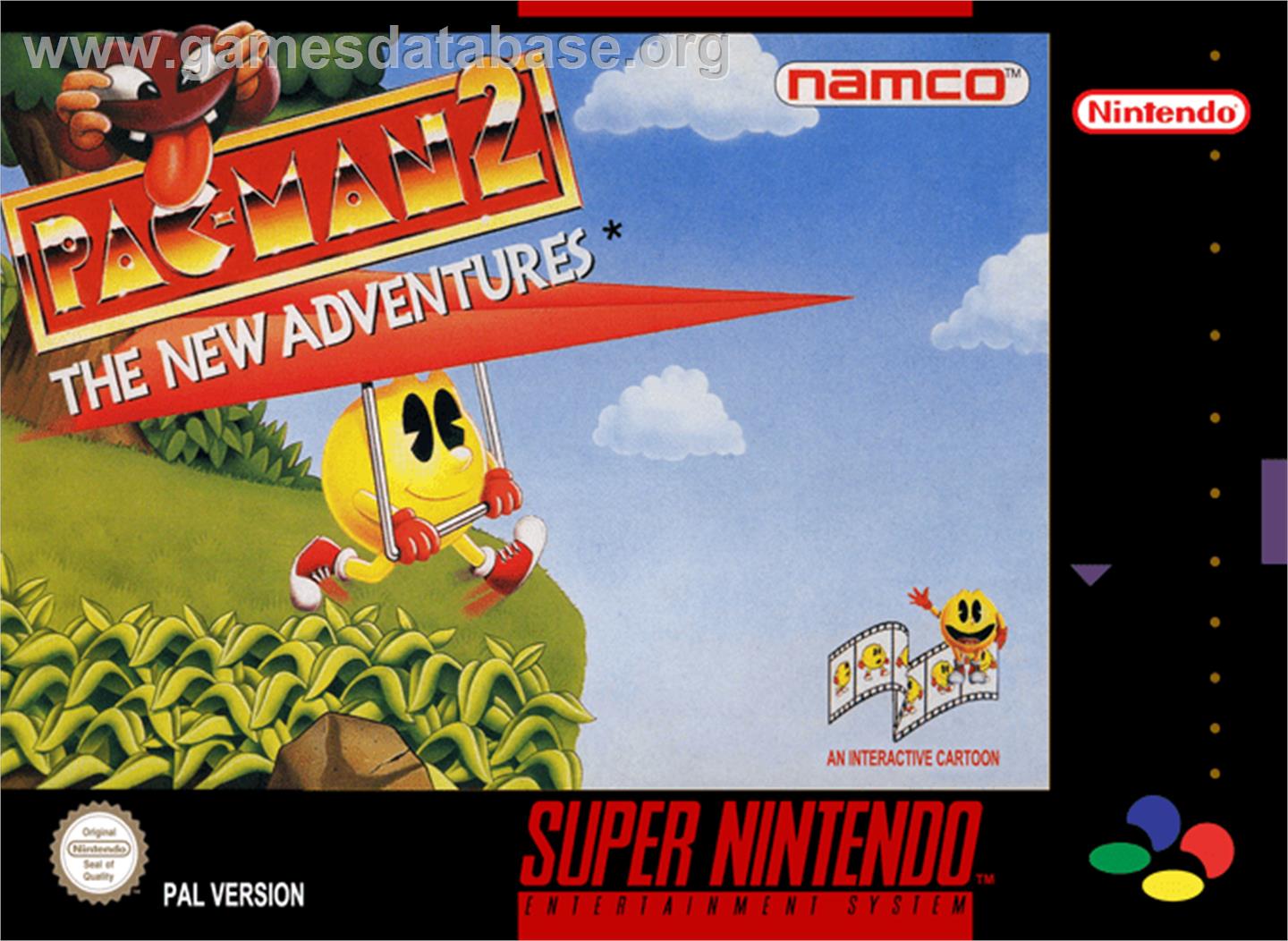 Pac-Man 2: The New Adventures - Nintendo SNES - Artwork - Box