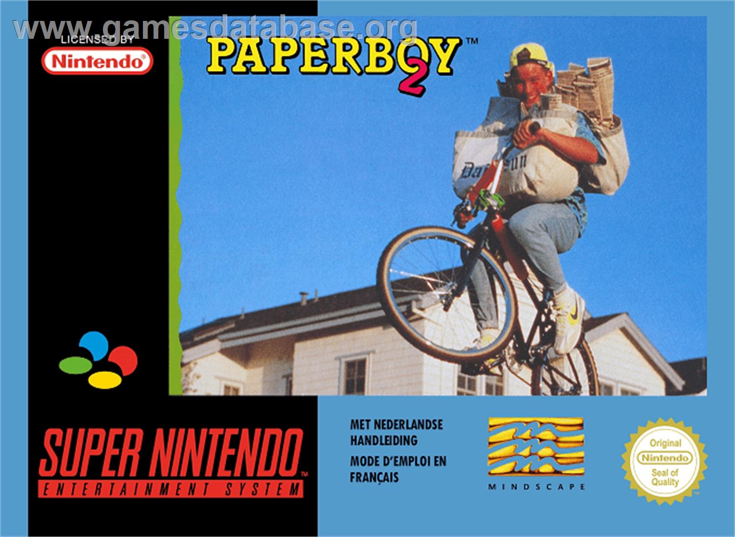 Paperboy 2 - Nintendo SNES - Artwork - Box