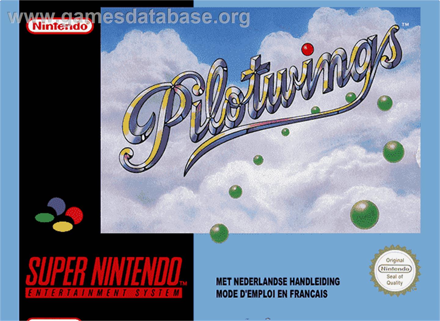 Pilotwings - Nintendo SNES - Artwork - Box
