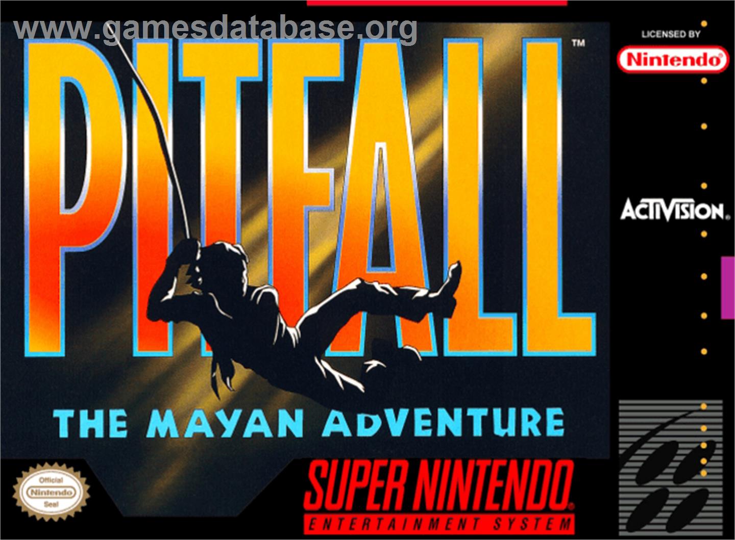 Pitfall: The Mayan Adventure - Nintendo SNES - Artwork - Box