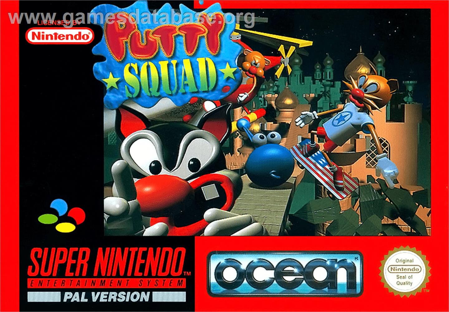 Putty Squad - Nintendo SNES - Artwork - Box