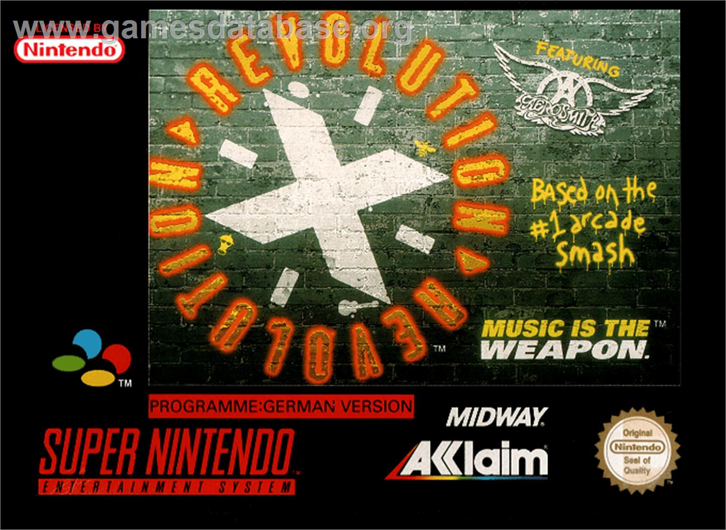 Revolution X - Nintendo SNES - Artwork - Box