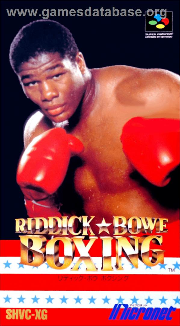 Riddick Bowe Boxing - Nintendo SNES - Artwork - Box