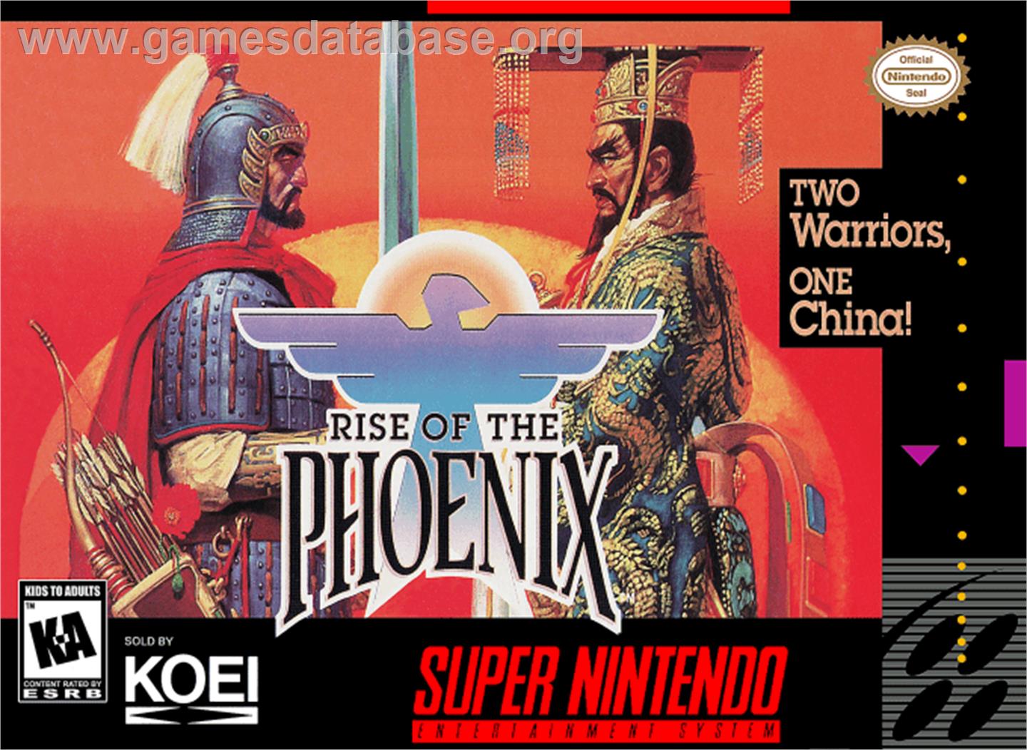 Rise of the Phoenix - Nintendo SNES - Artwork - Box
