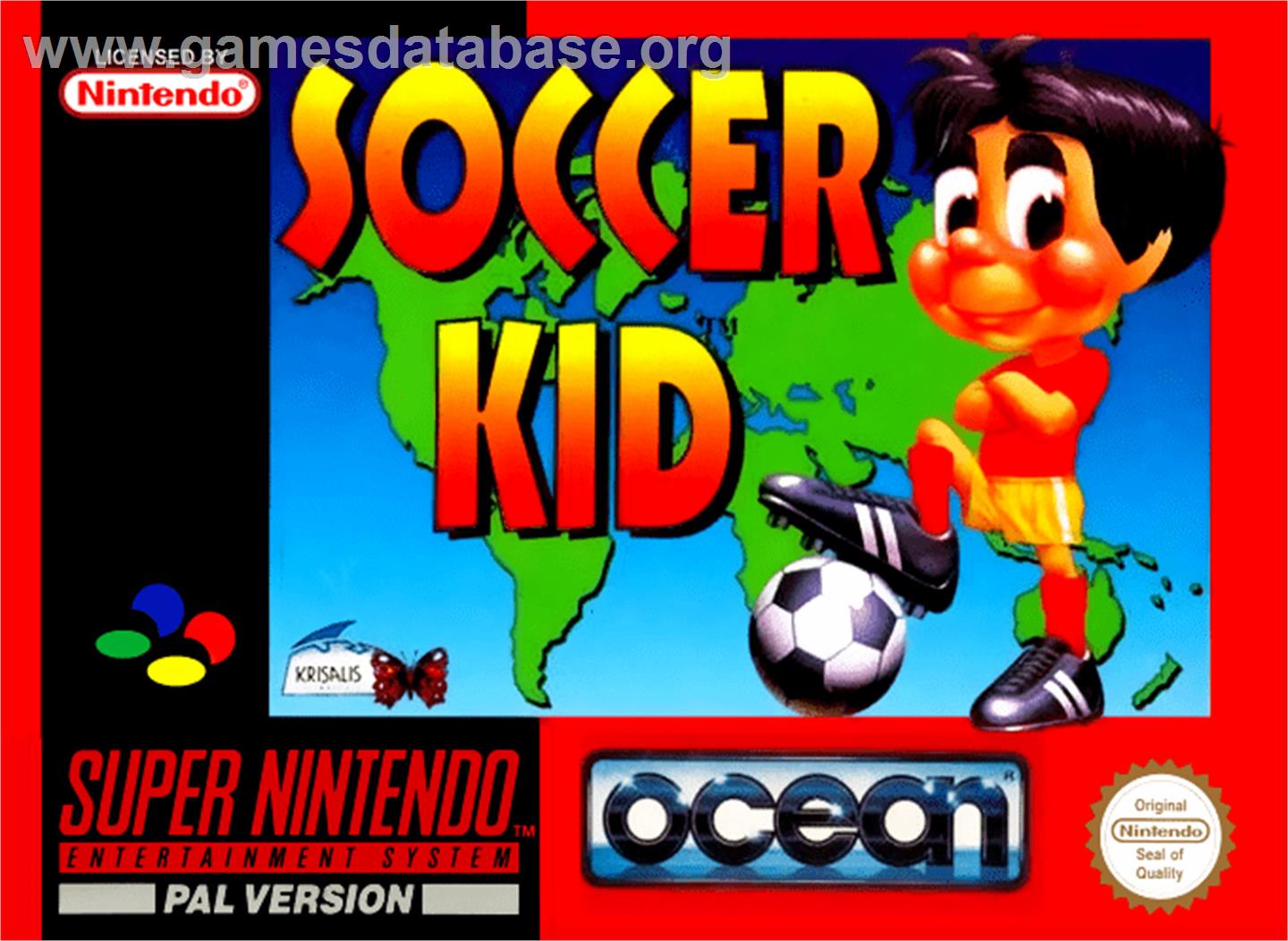 Soccer Kid - Nintendo SNES - Artwork - Box