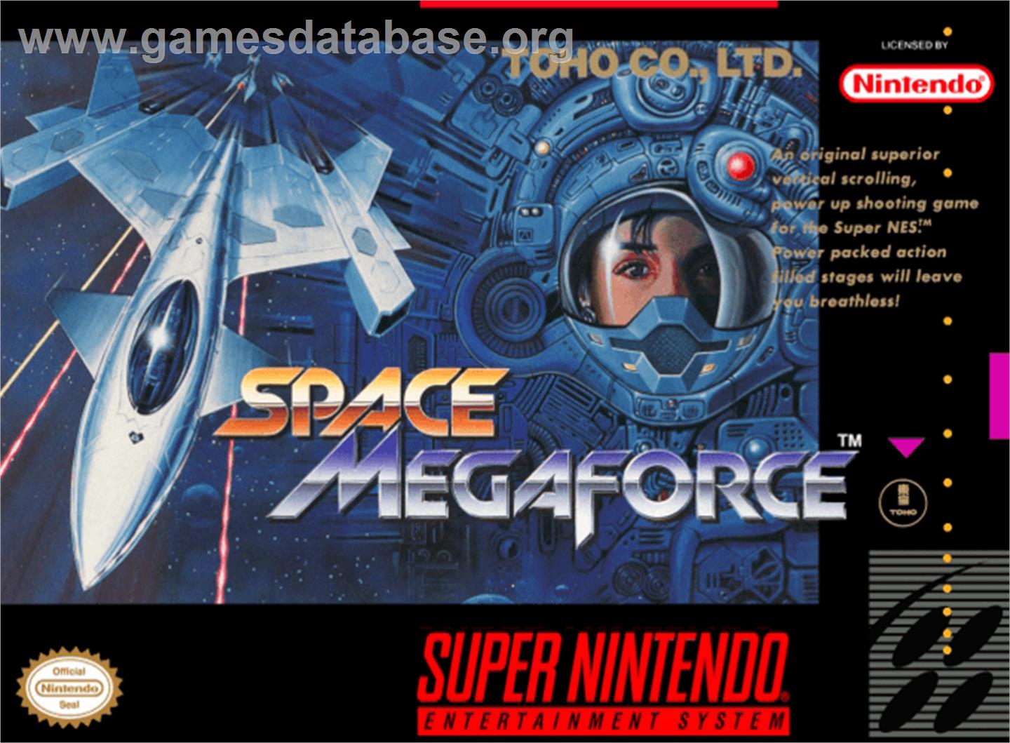 Space Megaforce - Nintendo SNES - Artwork - Box
