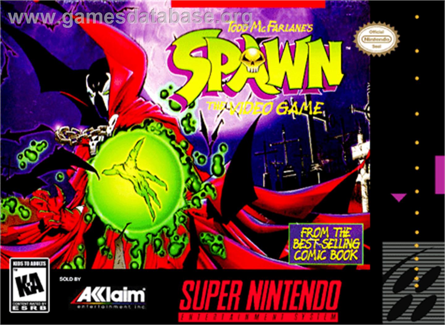 Spawn - Nintendo SNES - Artwork - Box