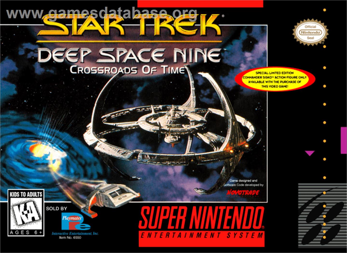 Star Trek: Deep Space Nine - Crossroads of Time - Nintendo SNES - Artwork - Box