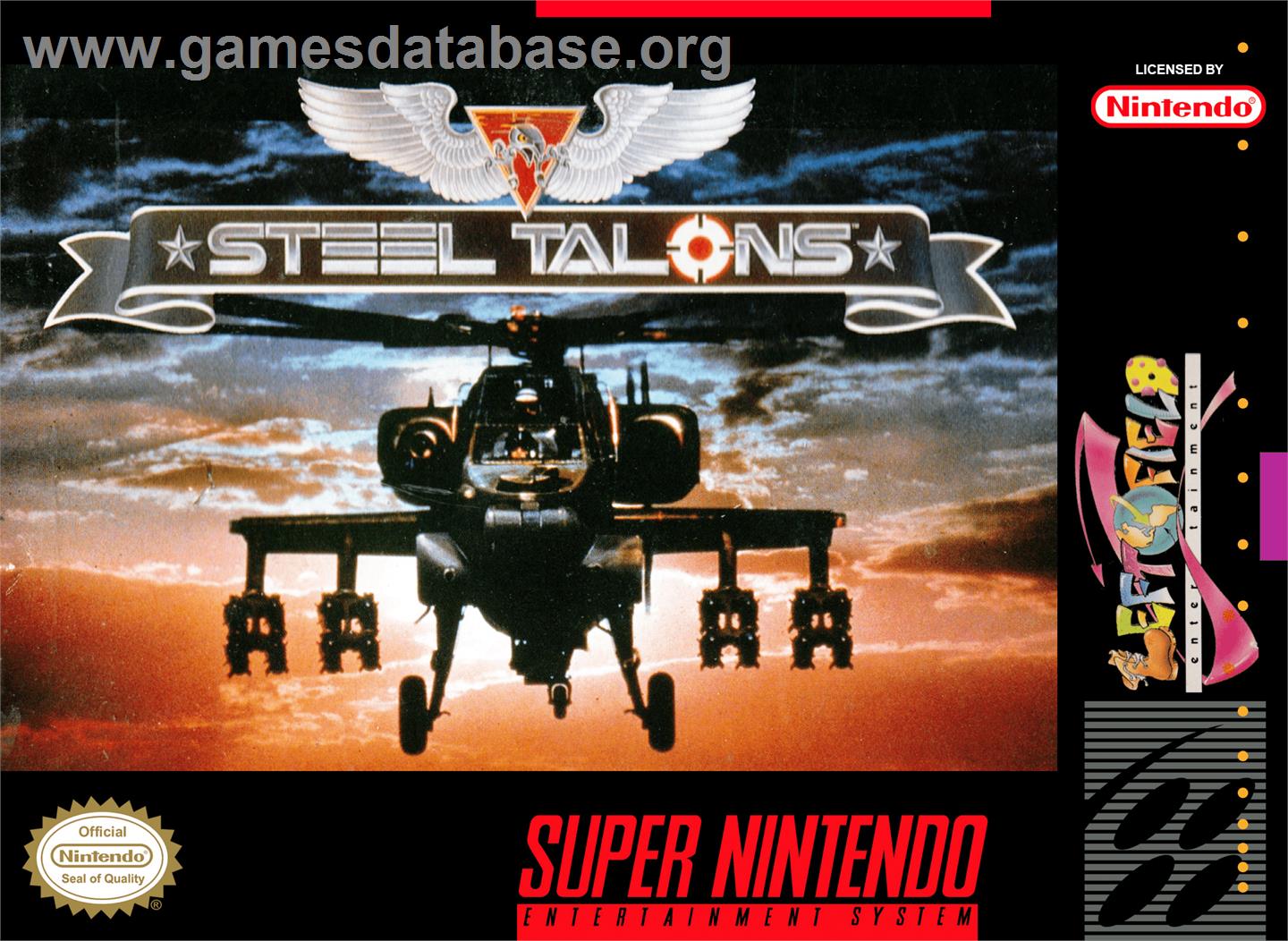 Steel Talons - Nintendo SNES - Artwork - Box