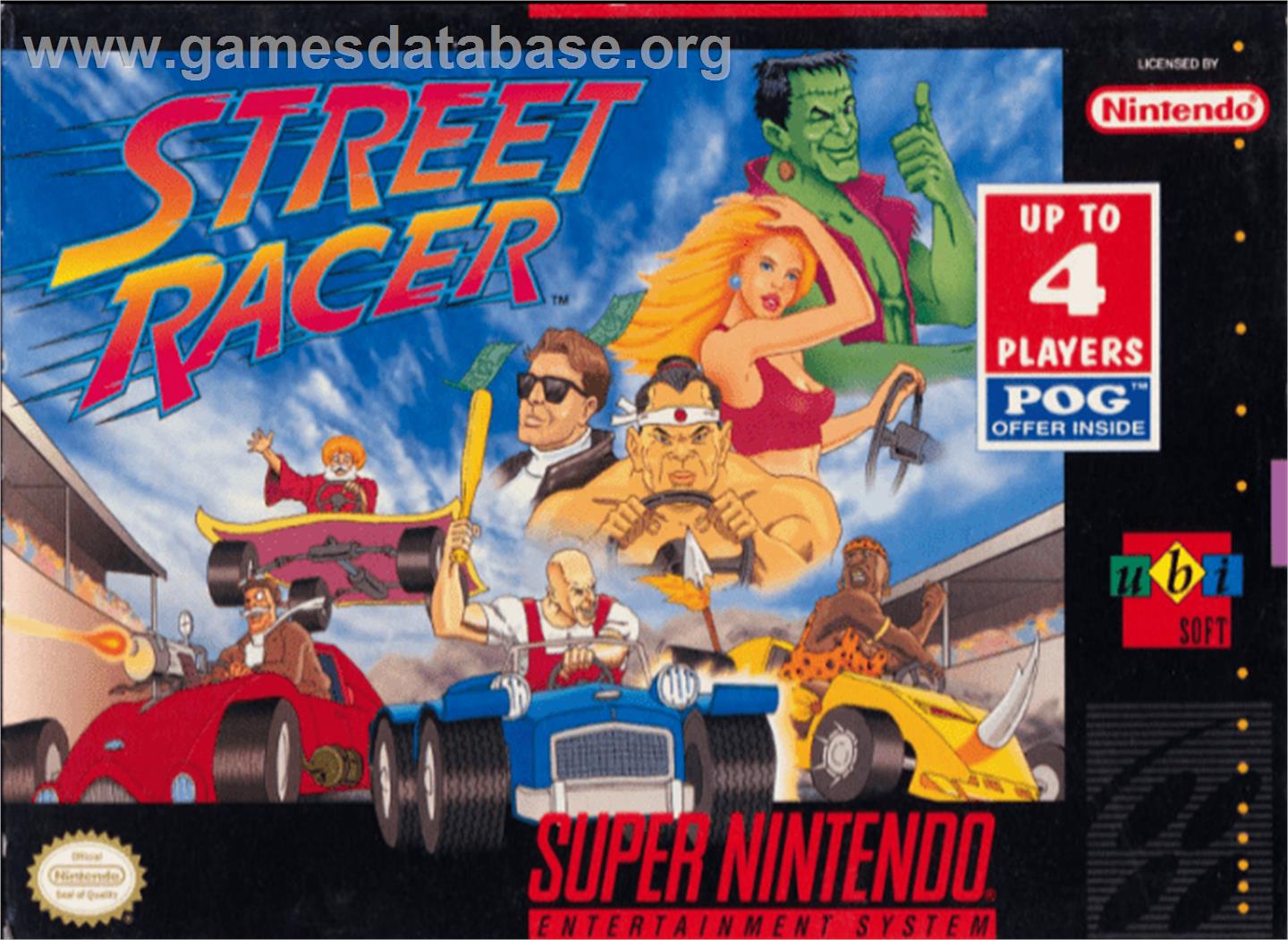 Street Racer - Nintendo SNES - Artwork - Box
