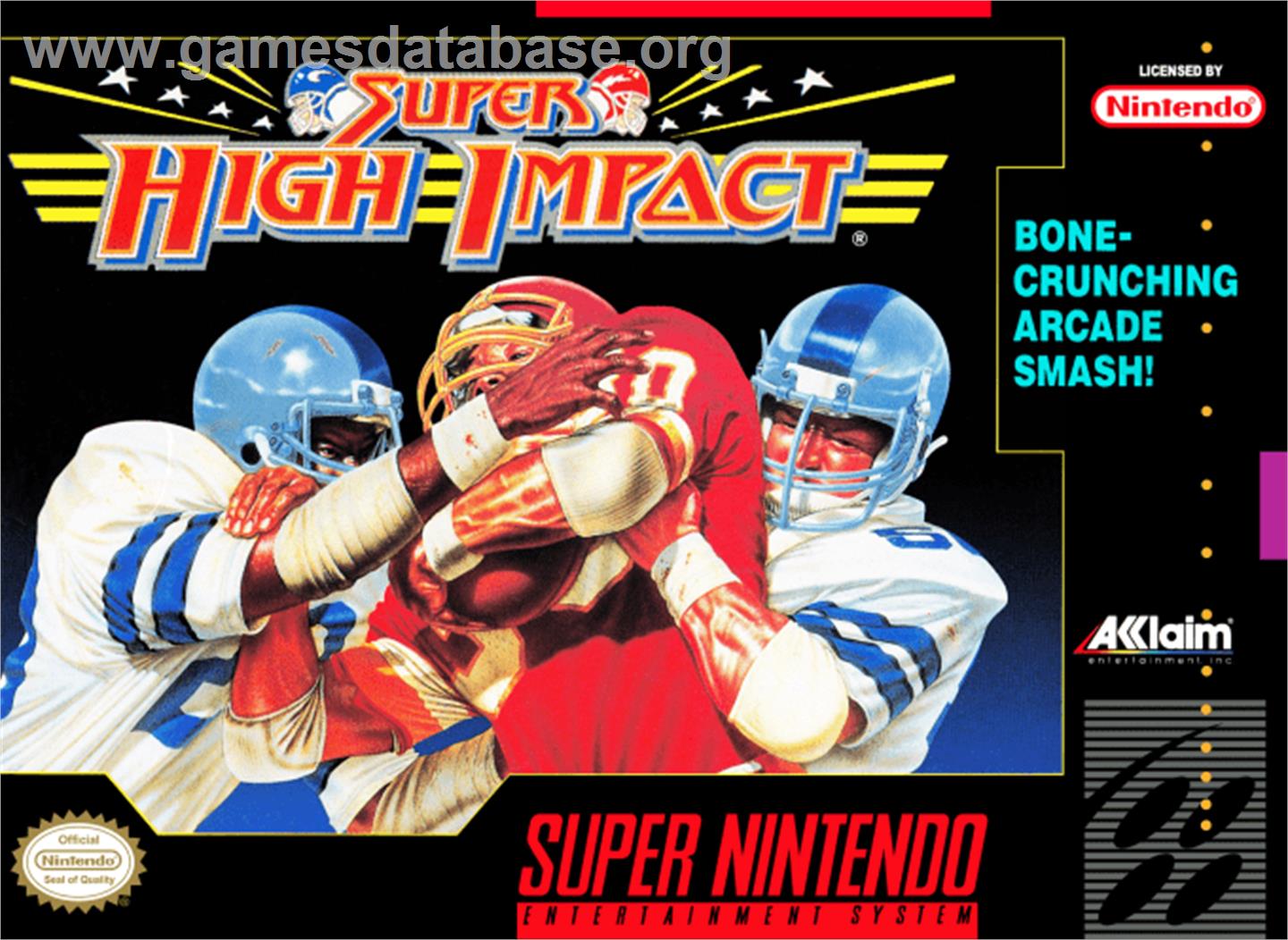 Super High Impact - Nintendo SNES - Artwork - Box
