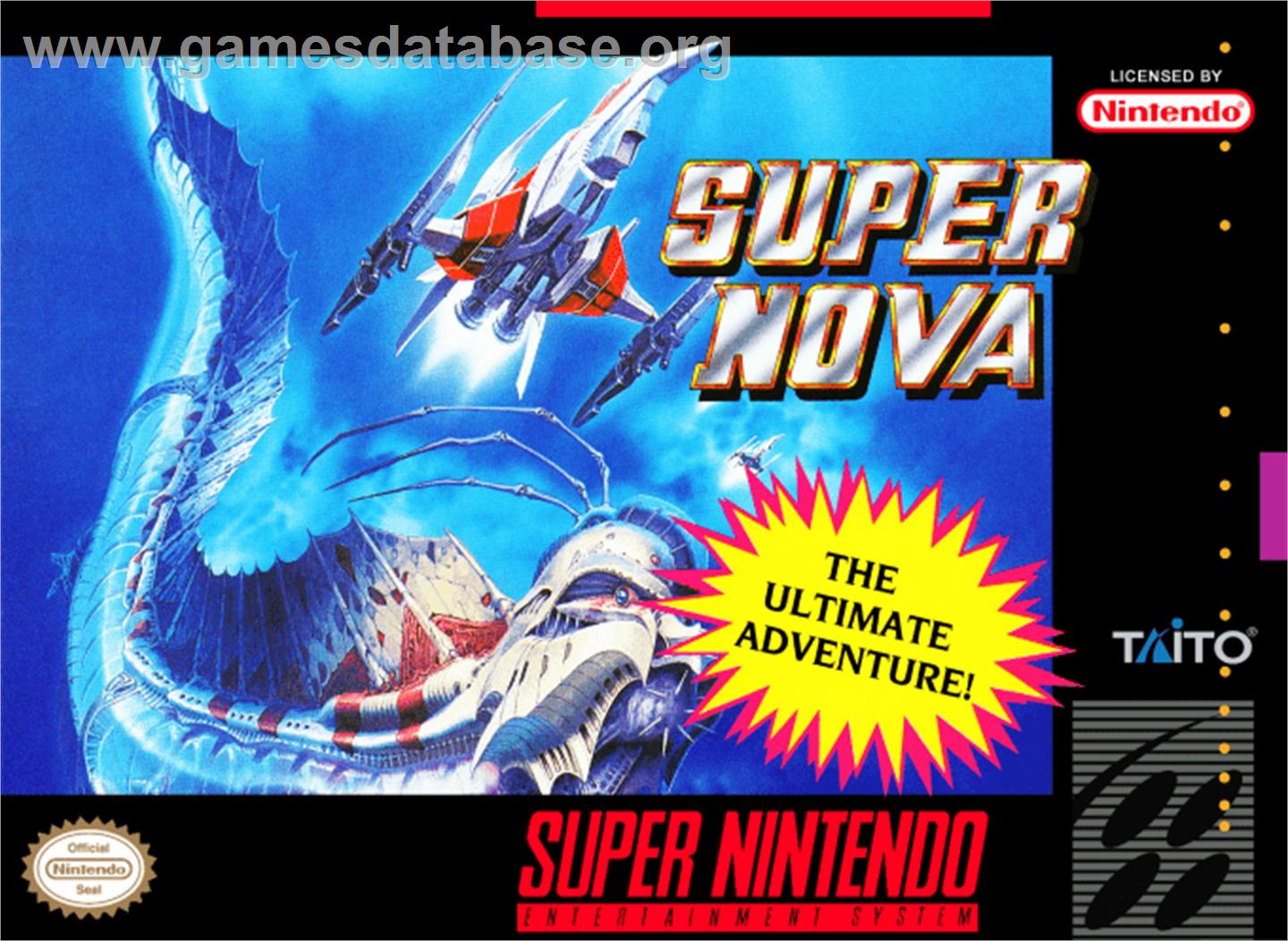 Super Nova - Nintendo SNES - Artwork - Box
