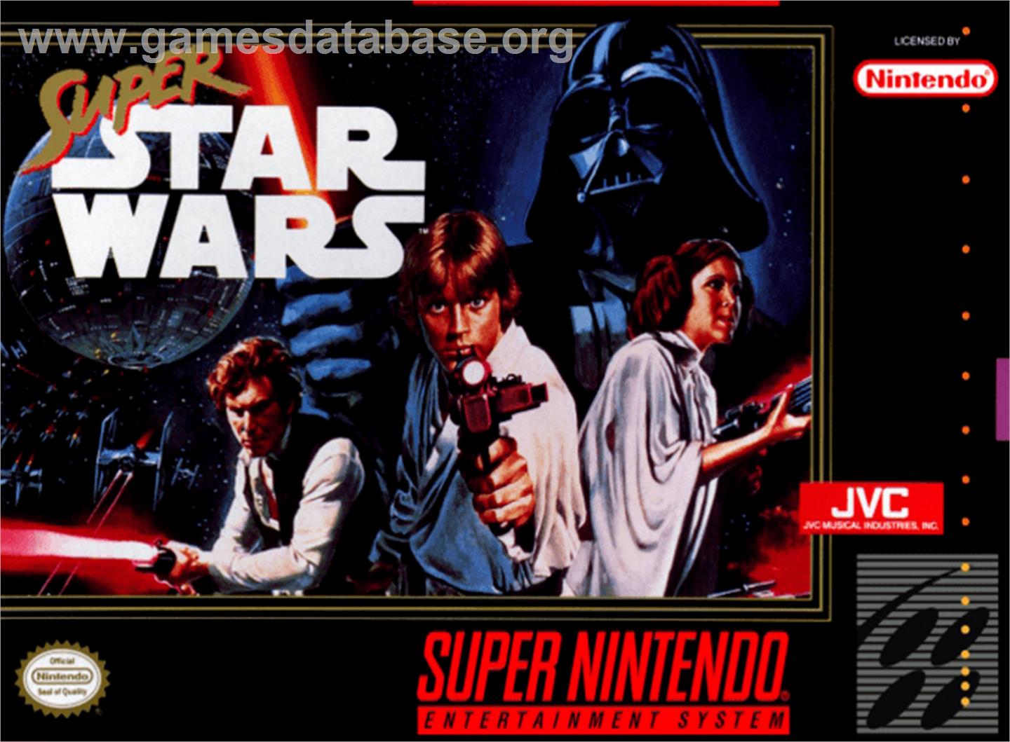 Super Star Wars: The Empire Strikes Back - Nintendo SNES - Artwork - Box