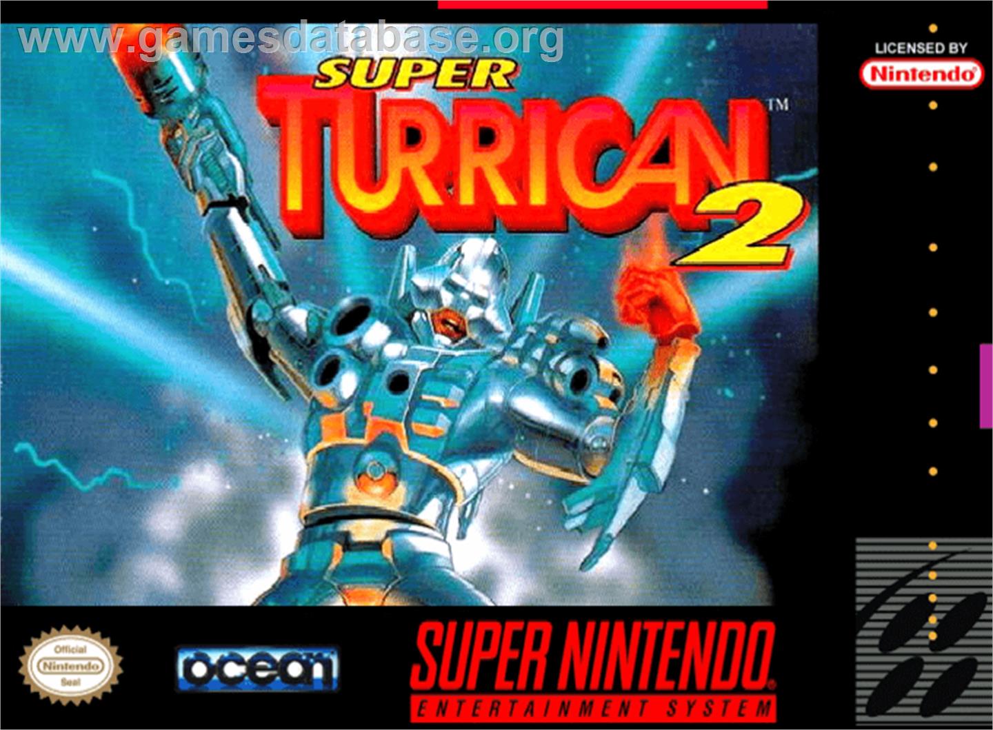 Super Turrican 2 - Nintendo SNES - Artwork - Box