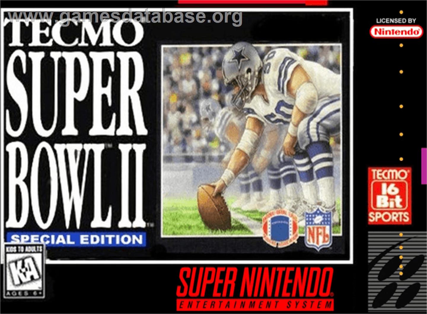 Tecmo Super Bowl II: Special Edition - Nintendo SNES - Artwork - Box