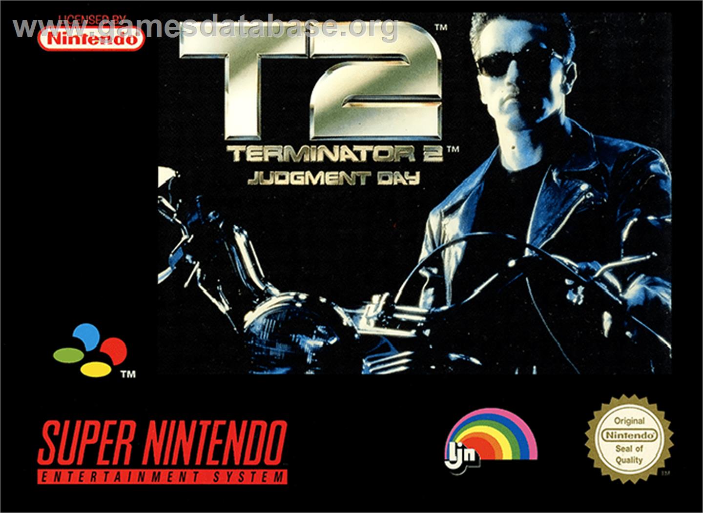 Terminator 2: Judgment Day - Nintendo SNES - Artwork - Box