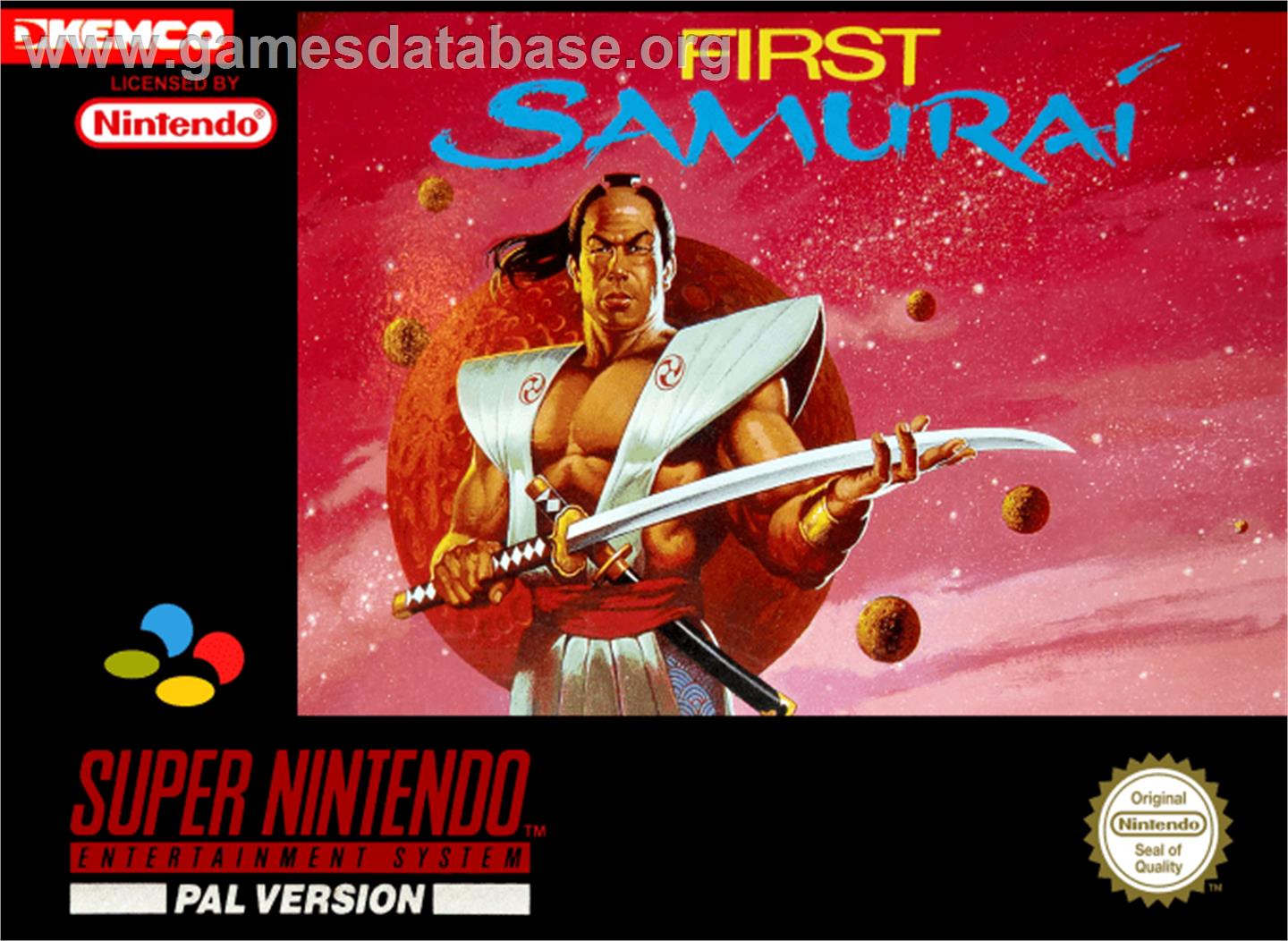 The First Samurai - Nintendo SNES - Artwork - Box