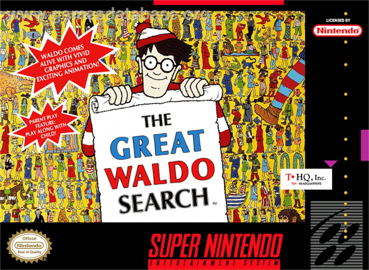 The Great Waldo Search - Nintendo SNES - Artwork - Box