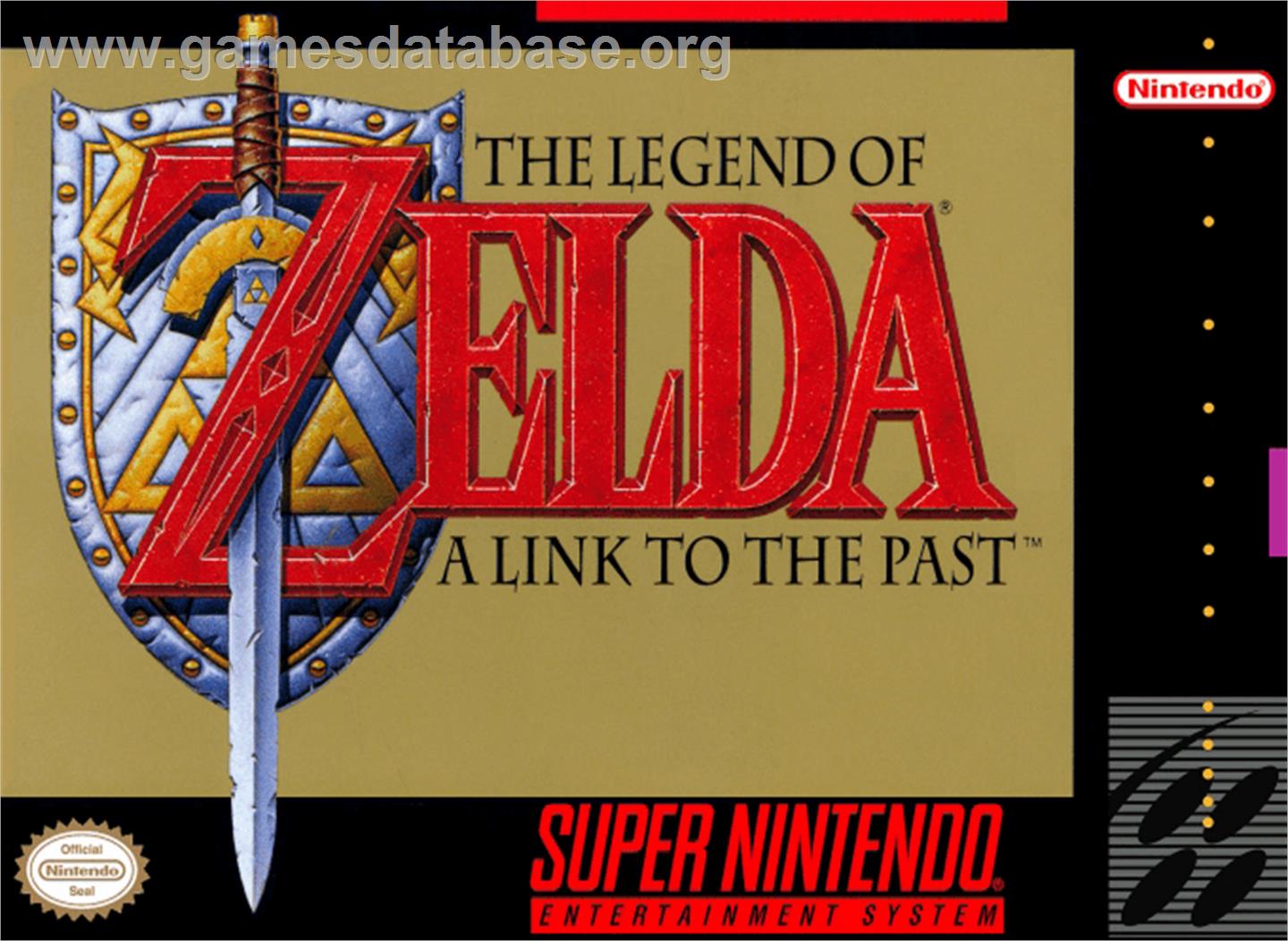 The Legend of Zelda: A Link to the Past - Nintendo SNES - Artwork - Box