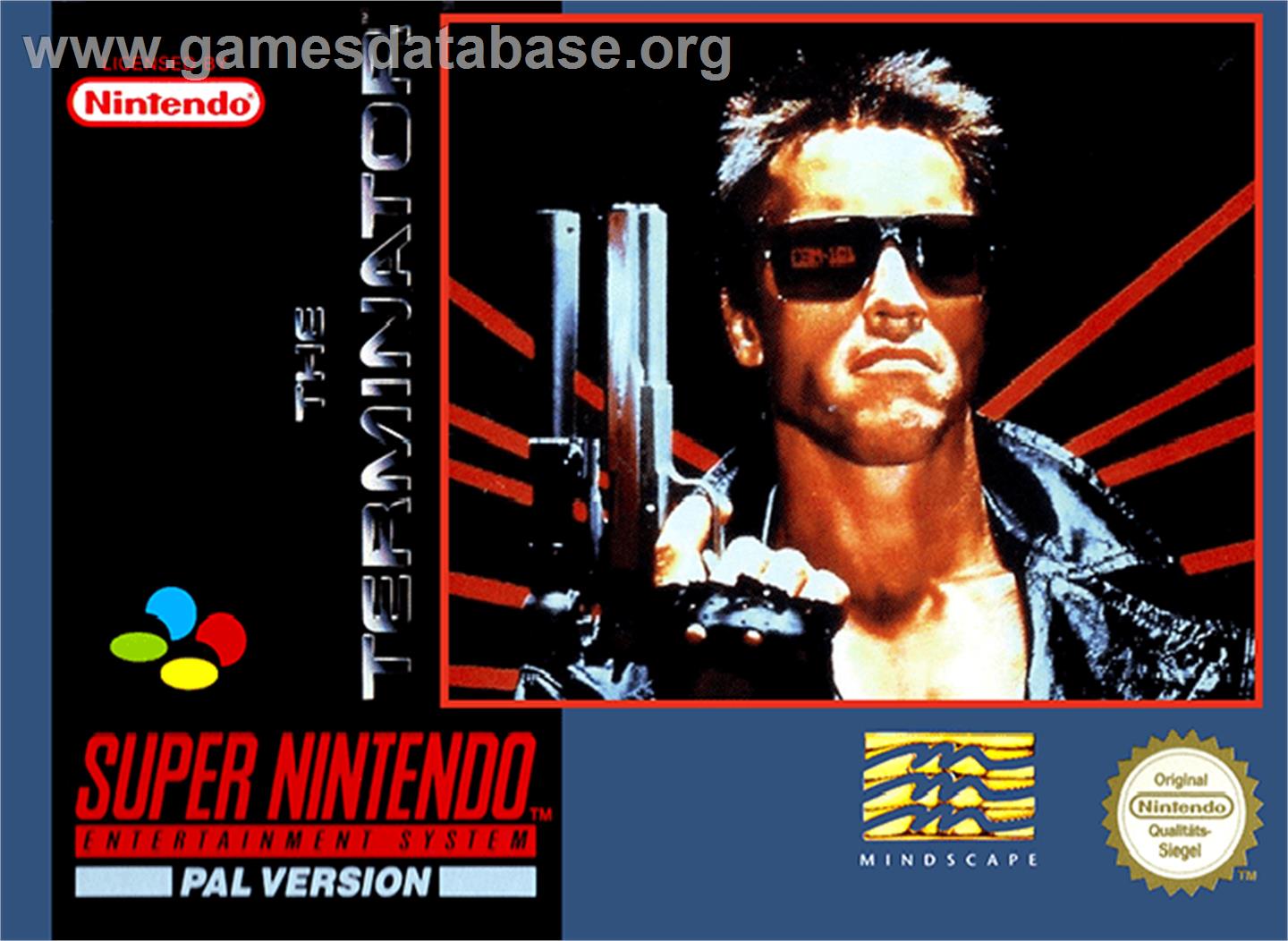 The Terminator - Nintendo SNES - Artwork - Box