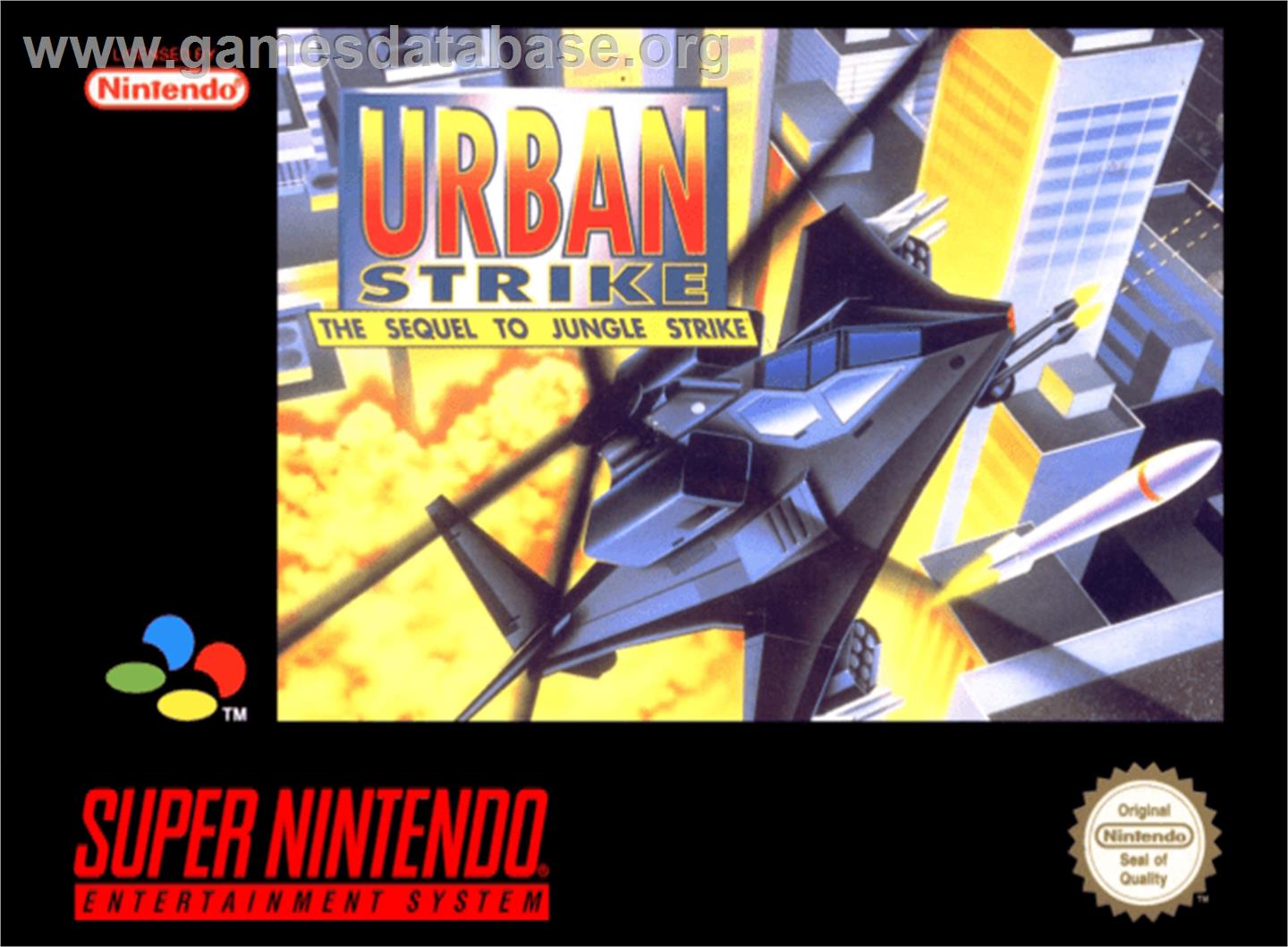 Urban Strike - Nintendo SNES - Artwork - Box