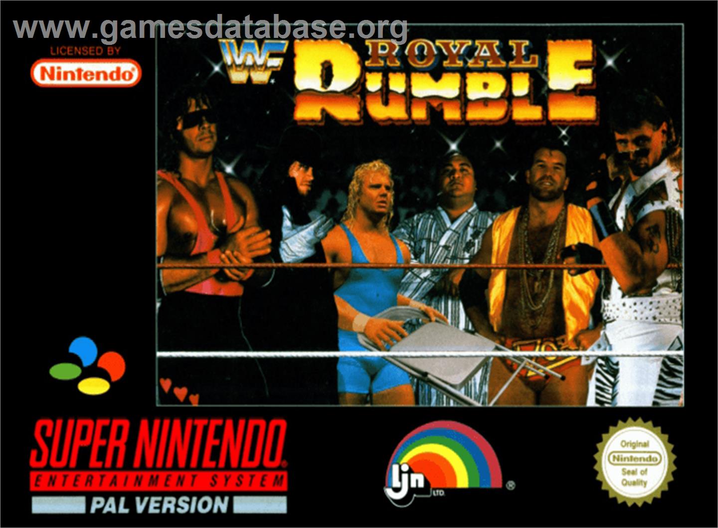 WWF Royal Rumble - Nintendo SNES - Artwork - Box