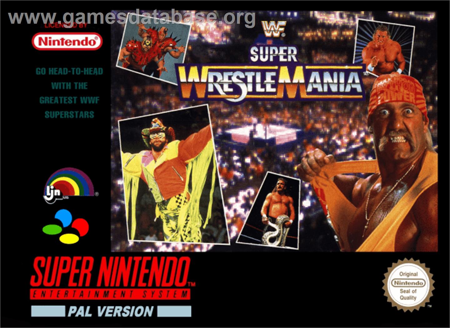 WWF Super Wrestlemania - Nintendo SNES - Artwork - Box