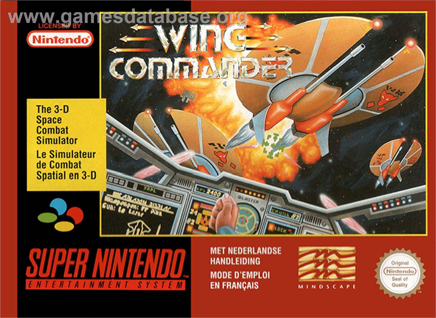 Wing Commander: The Secret Missions - Nintendo SNES - Artwork - Box