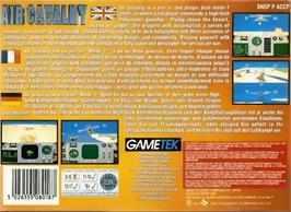 Box back cover for Air Cavalry on the Nintendo SNES.