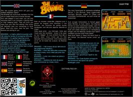 Box back cover for The Brainies on the Nintendo SNES.