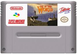 Cartridge artwork for Another World on the Nintendo SNES.