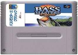 Cartridge artwork for BASS Masters Classic: Pro Edition on the Nintendo SNES.