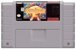 Cartridge artwork for EarthBound on the Nintendo SNES.
