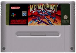 Cartridge artwork for Metal Combat: Falcon's Revenge on the Nintendo SNES.