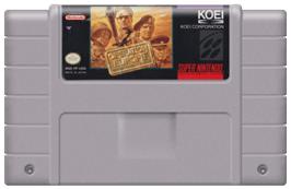 Cartridge artwork for Operation Europe: Path to Victory 1939-45 on the Nintendo SNES.
