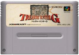 Cartridge artwork for Treasure Hunter G on the Nintendo SNES.