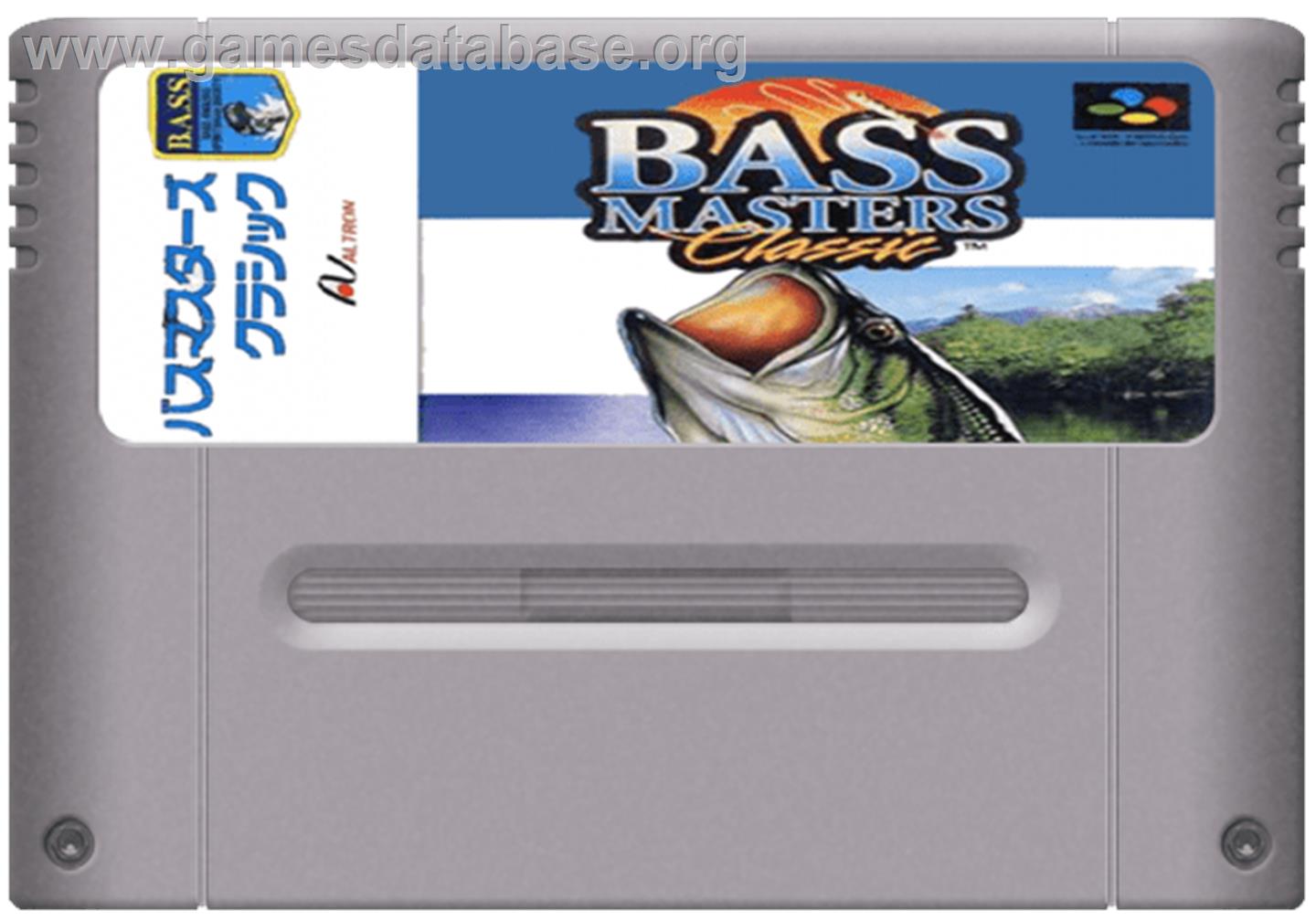 BASS Masters Classic: Pro Edition - Nintendo SNES - Artwork - Cartridge