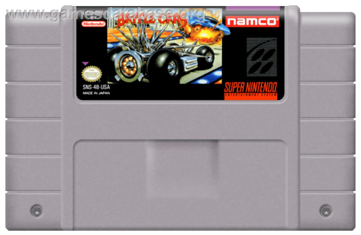 Battle Cars - Nintendo SNES - Artwork - Cartridge