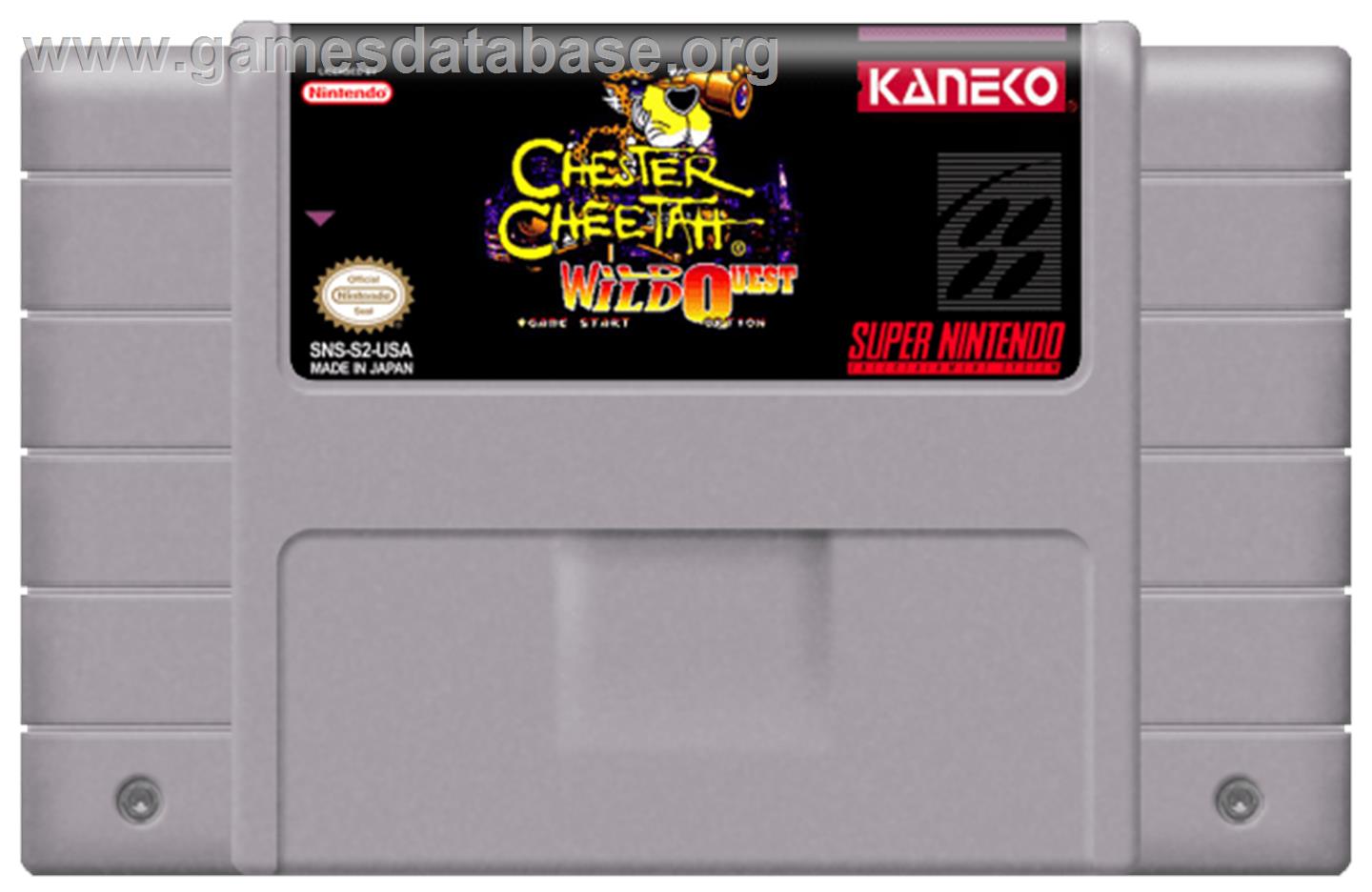 Chester Cheetah: Wild Wild Quest - Nintendo SNES - Artwork - Cartridge