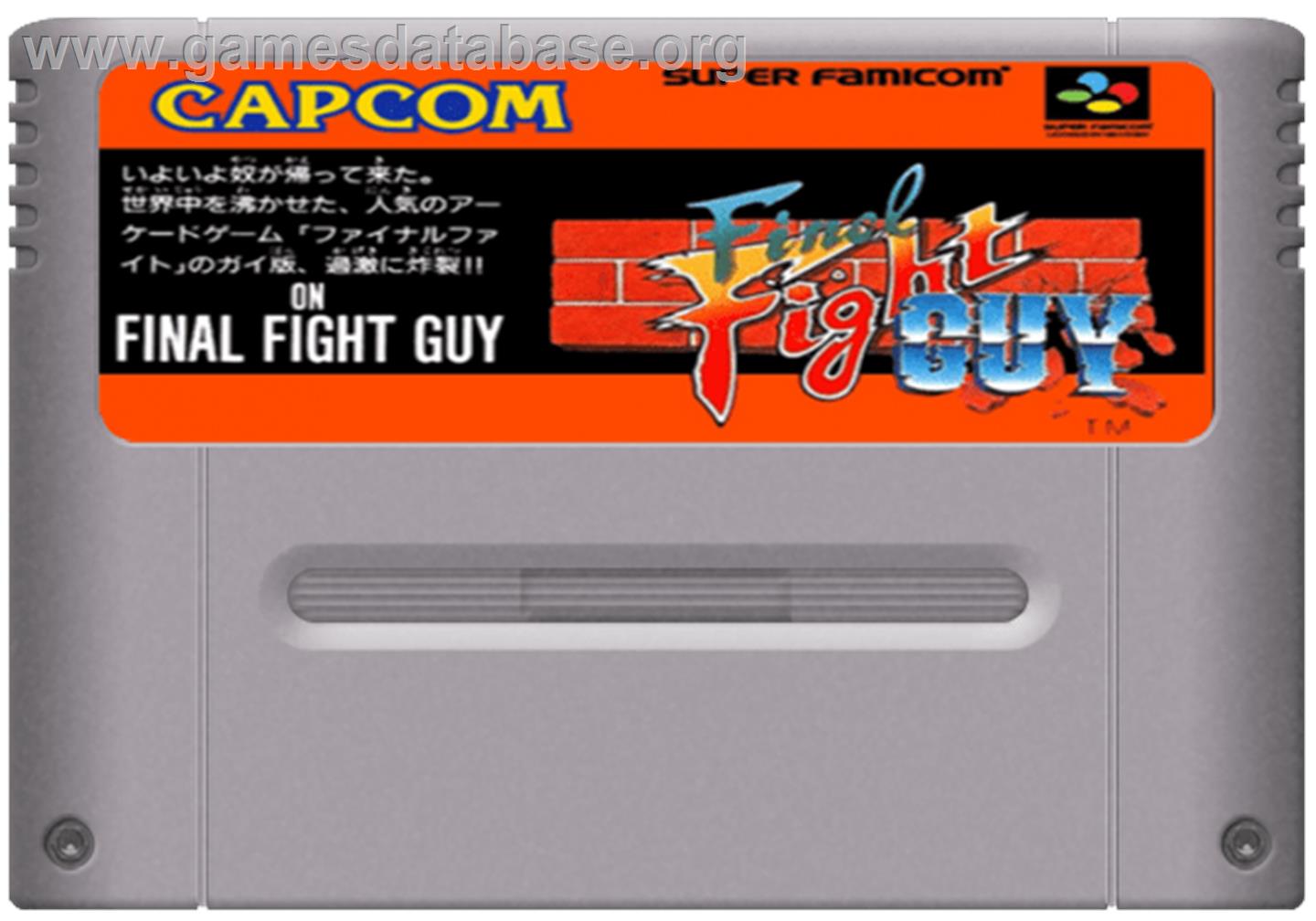Final Fight Guy - Nintendo SNES - Artwork - Cartridge