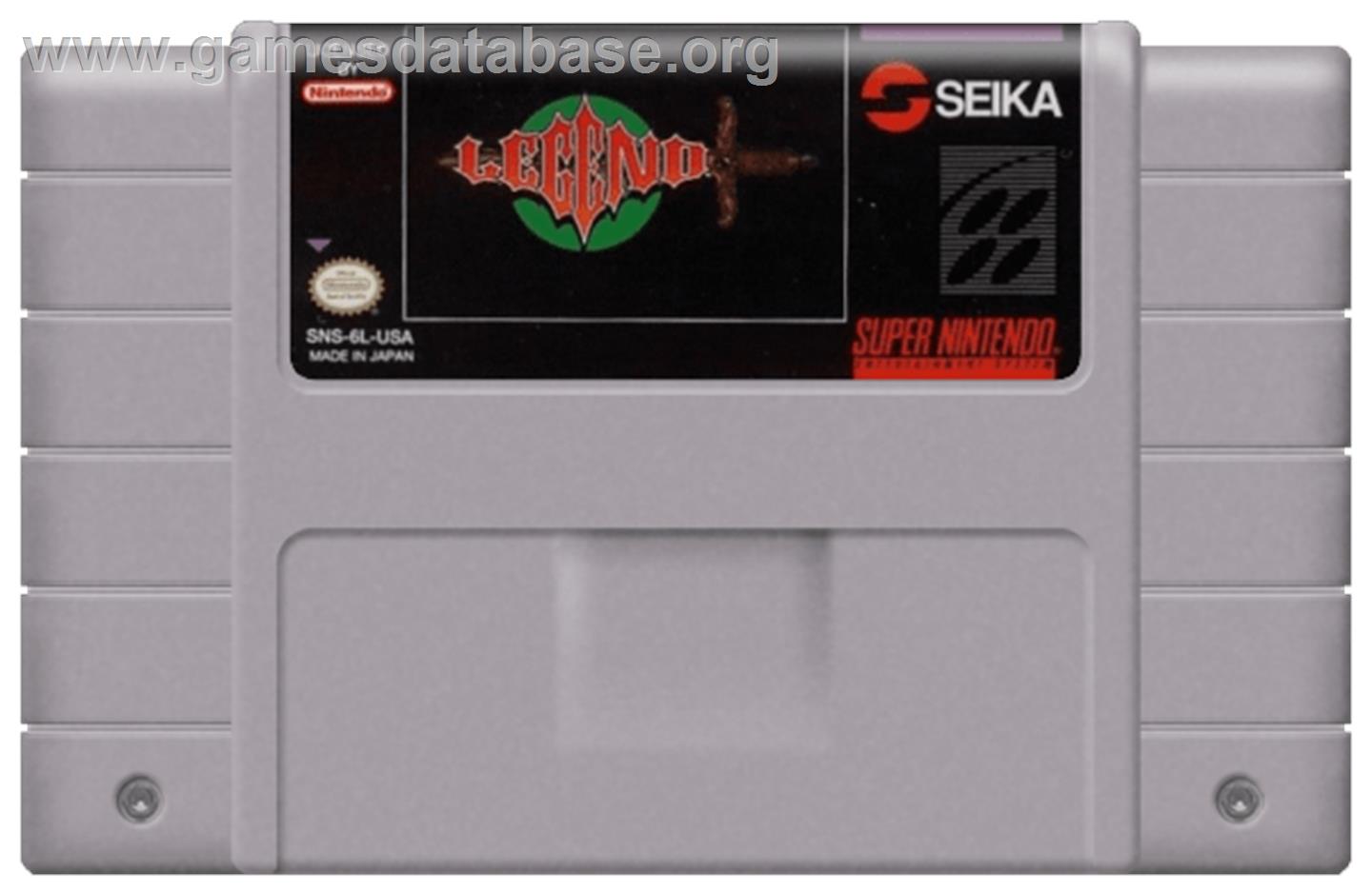 Legend - Nintendo SNES - Artwork - Cartridge
